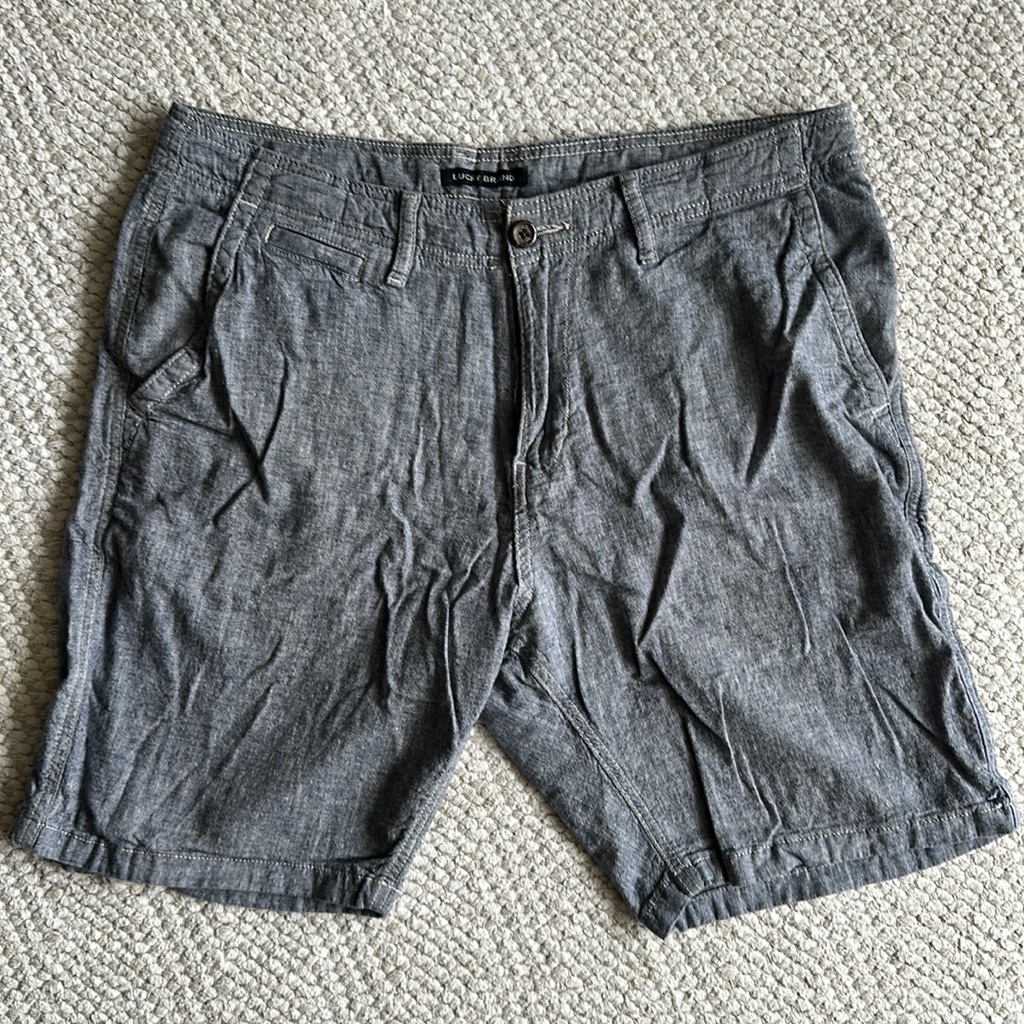 Lucky Brand Flat Front Linen Short33